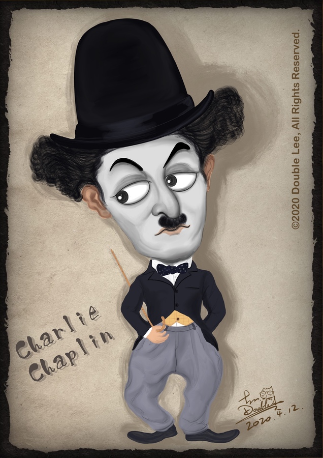 查理卓别林Charlie Chaplin 【作者：李双（臭儿）】.jpg