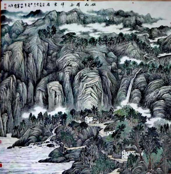 北京金正德书画院画家 孔令伟