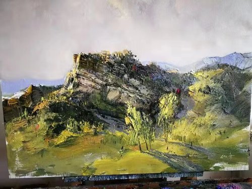 北京金正德书画院油画家董仙舟作品赏析