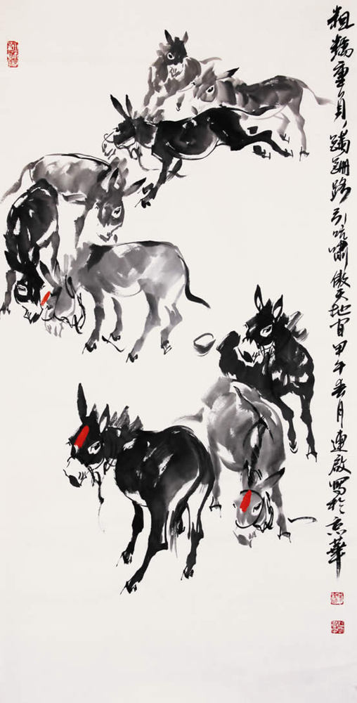 砺野驴马岂有相 拙稚妙趣自有神——正德书画院副院长宋连启艺术赏析