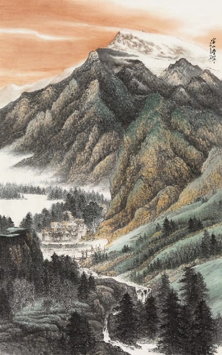 北京金正德书画院画家,李洁